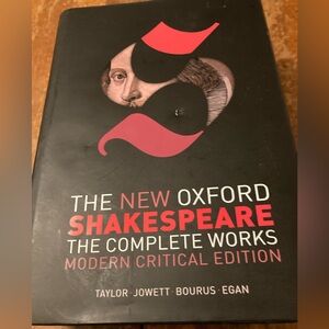 The New Oxford Shakespeare Complete Works Book